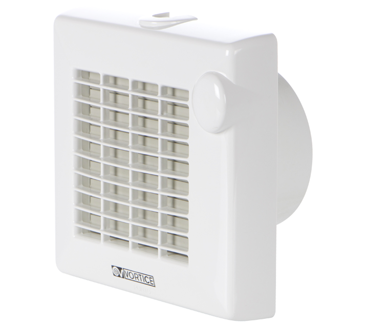 Aspiratore Elicoidale M 100/4" AT, 100 mm, 90 m3/h, Sistema Automatico Apertura/Chiusura, Timer Incluso - VORTICE 0000011231