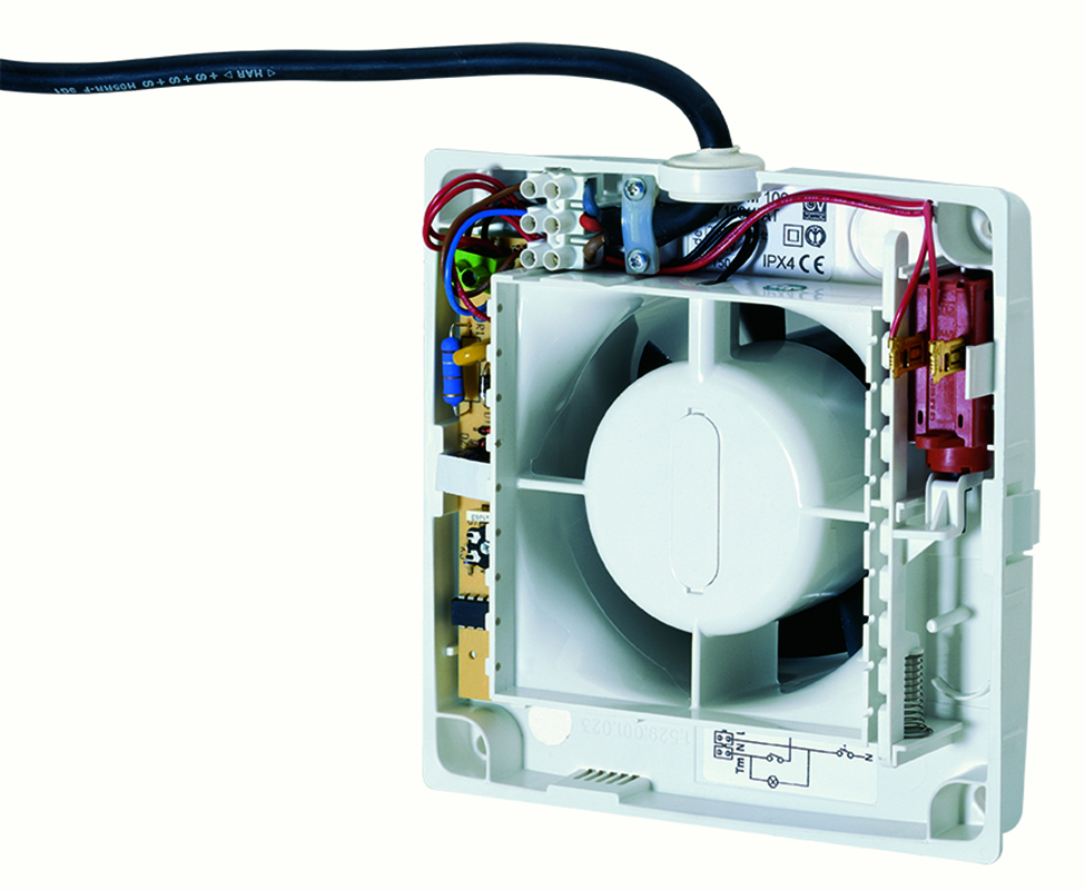 Aspiratore Elicoidale M 100/4" AT, 100 mm, 90 m3/h, Sistema Automatico Apertura/Chiusura, Timer Incluso - VORTICE 0000011231