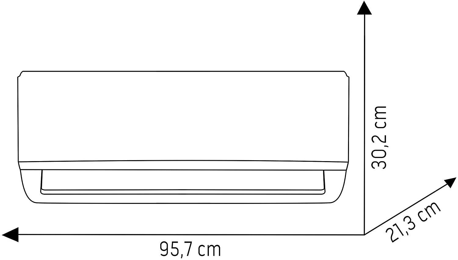 Climatizzatore Wi-FI, Condizionatore 18.000 BTU Aryal, Inverter, Caldo/Freddo, 5,57 kW, 55 dB, R-32 - OLIMPIA SPLENDID OS-K/SEAPH18EI