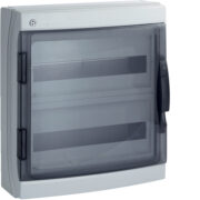 IP65 36 GRI Centralino IP65 36 moduli portella fumè linea Pablo, grigio - BOCCHIOTTI B06526
