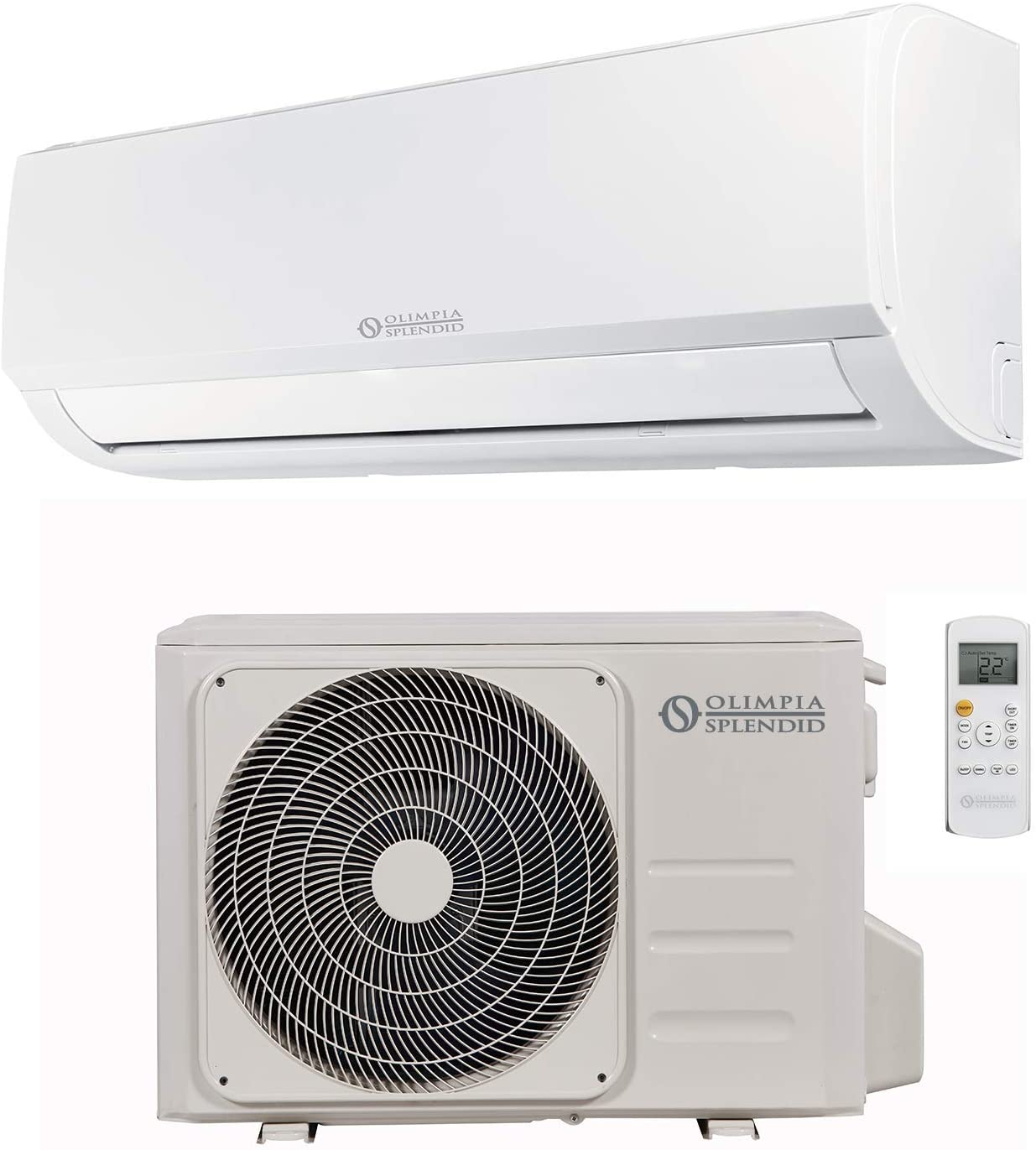 Climatizzatore Wi-FI, Condizionatore 18.000 BTU Aryal, Inverter, Caldo/Freddo, 5,57 kW, 55 dB, R-32 - OLIMPIA SPLENDID OS-K/SEAPH18EI