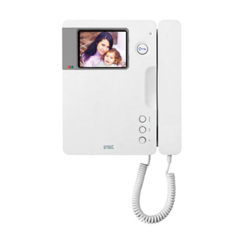 Videocitofono LCD, Signo, 4" 50Hz predisposto per audiolesi, colore bianco - URMET 1740/40