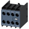 Blocchetto di contatti ausiliari, 3NO+1NC, vie di corrente 1NO, 1NC, 1NO, 1NO, per contattori ausiliari, S00 - SIEMENS 3RH29111GA31