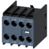 Contatto Ausiliario Lato frontale, 3 NO + 1 NC Percorso di corrente 1 NC, 1 NO, 1 NO, 1 NO Per 3RH2 e 3RT2 - SIEMENS 3RH29111HA31