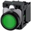 Pulsante Luminoso 1 NA + LED 24 V Verde - SIEMENS 3SB32450AA410CC0