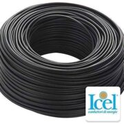 Cavo Elettrico FS17, Unipolare Isolante, Impianti Elettrici, Case, Imprese Edili, 450/750 V, 1 x 1,5 mm, Nero (100 METRI) - ICEL C0007401102
