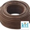 Cavo Elettrico FS17, Unipolare Isolante, Impianti Elettrici, Case, Imprese Edili, 450/750 V, 1 x 4 mm, Marrone (100 METRI) - ICEL C0007602102