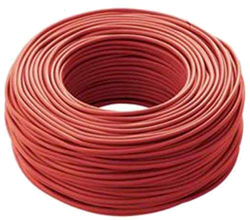 Cavo Elettrico FS17, Unipolare Isolante, Impianti Elettrici, Case, Imprese Edili, 450/750 V, 1 x 6 mm, Rosso (100 METRI) - ICEL C0007705102