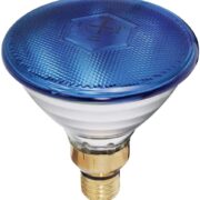 Lampada Incandescenza Fluorescente, PAR38, 80W, 680 Lumen, E27 Blu - PHILIPS 80PAR38FLBL