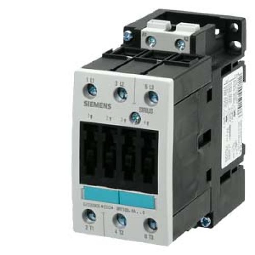 Contattore, AC-1, 12 kW / 400 V AC-1, 18 A, 24 V AC, 50/60 Hz 4 poli, 4 NO Taglia S00 Morsetto a vite - SIEMENS 3RT13161AB00