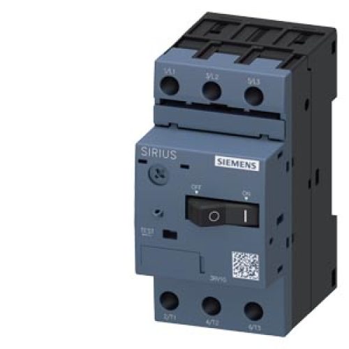 Interruttore Taglia S00 per protezione motore, CLASSE 10 sganciatore A 0,35-0,5 A sganciatore N 6,5 A Morsetto a vite Potere di commutazione standard - SIEMENS 3RV10110FA10