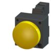 Luce Indicazione con led integrato 110v ac Terminale a vite con supporto giallo - SIEMENS 3SB32486BA30