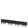 Sbarre Trifase Interasse Modulare 55 mm per 4 interruttori e accessori Connessioni a forcella - SIEMENS 3RV19152CB