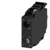 Modulo di contatti con 2 elementi di contatto, 1 NO+1 NC, morsetto a vite, per montaggio su piastra frontale - SIEMENS 3SU14001AA101FA0