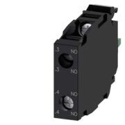 Modulo di contatti con 2 elementi di contatto, 2 NO, morsetto a vite, per montaggio su piastra frontale - SIEMENS 3SU14001AA101DA0