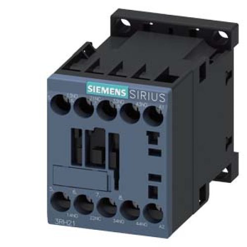 Relè Contattore, 3 NO + 1 NC, 230 V AC, 50 / 60 Hz, grandezza S00, morsetto a vite - SIEMENS 3RH21311AP00