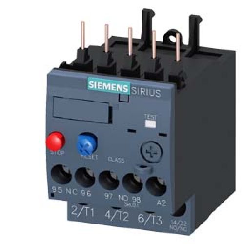 Relè di sovraccarico 3,5-5,0 a per protezione motore, s00, class 10, montaggio su contattore - SIEMENS 3RU21161FB0