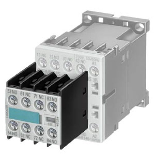 Blocco Interruttori ausiliari, 22 2 NA + 2 NC EN 50005 Morsetto a vite taglia S00 Per contattori ausiliari e motore - SIEMENS 3RH19111FA22
