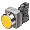 Pulsante Tipo A Contatto Momentaneo Con Terminale A Vite A Pulsante Piatto, 22Mm Metallo - SIEMENS 3SB36010AA21
