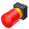 Pulsante Piatto illuminato con led integrato 24v AC/DC Morsetto a vite, 1NC con supporto rosso - SIEMENS 3SB32460AA21