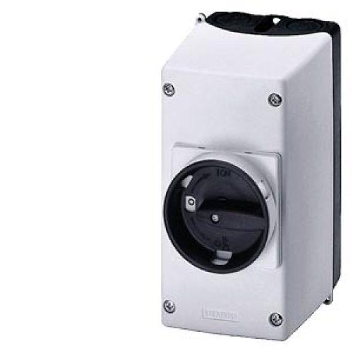 Custodia Montaggio a parete Grado di protezione IP55 con terminale N e PE - SIEMENS 3RV19231DA00
