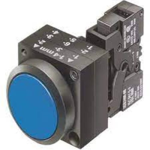 Pulsante Illuminato Led Integrato 24v ac/dc Morsetto a vite - SIEMENS 3SB32450AA51