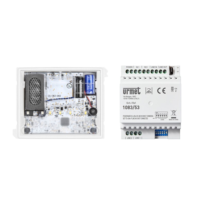 Kit Colonna Secondaria Audio ALPHA 2Voice - URMET 1783/748