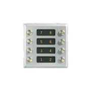 Modulo con 8 pulsanti su 2 file Sinthesi - URMET 1145/18