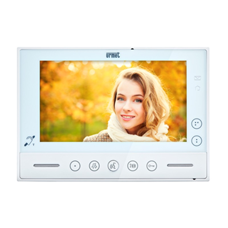 Videocitofono Modo 7" Vivavoce soft touch Sistema 2 Voice - URMET 1719/1