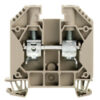 Morsetto passante, Collegamento a vite, 16 mm², 1000 V, 76 A, Beige scuro - WEIDMULLER 1020400000