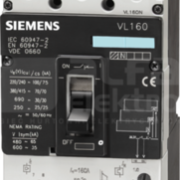 Interruttore VL250H alta capacità di commutazione Icu=70kA, 415V AC 3 poli, protezione sistema sganciatore di massima corrente TM, LI In=250A - SIEMENS 3VL37252DC360AA0