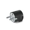 Spina Mobile Schuko 2P+T 16A, Nero - SCAME 130.83/N