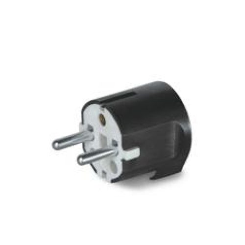 Spina Mobile Schuko 2P+T 16A, Nero - SCAME 130.83/N
