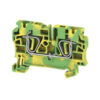 Morsetto di terra, Molla autobloccante, 4 mm², 480 A (4 mm²), Verde/giallo - WEIDMULLER 1632080000