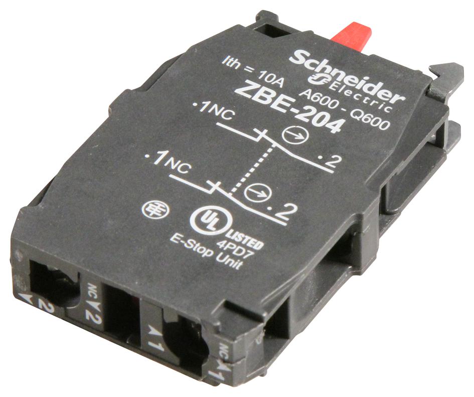 Elemento di contatto, ZBE Ø22, 2NO - SCHNEIDER ZBE204