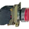 Pulsante Luminoso Rosso Ø22, Filoghiera ad impulso, 24V 1NO+1NC - SCHNEIDER XB4BW34B5