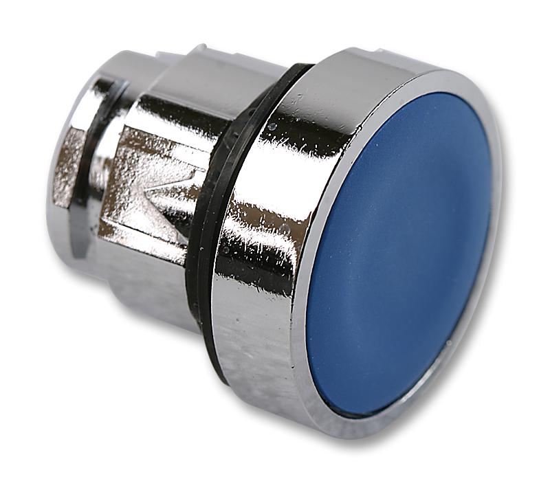 Testa Pulsante Ø22, ad impulso, filoghiera, blu, senza marcatura - SCHNEIDER ZB4BA6