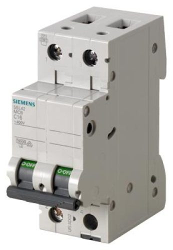 Interruttore Magnetotermico 400V 10 kA, a 2 poli, C, 3A - SIEMENS 5SL42037