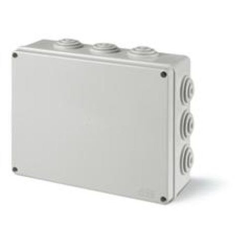 Scatola di derivazione 100x100x50mm IP55 GW 650°C, Grigia - SCAME 685.004