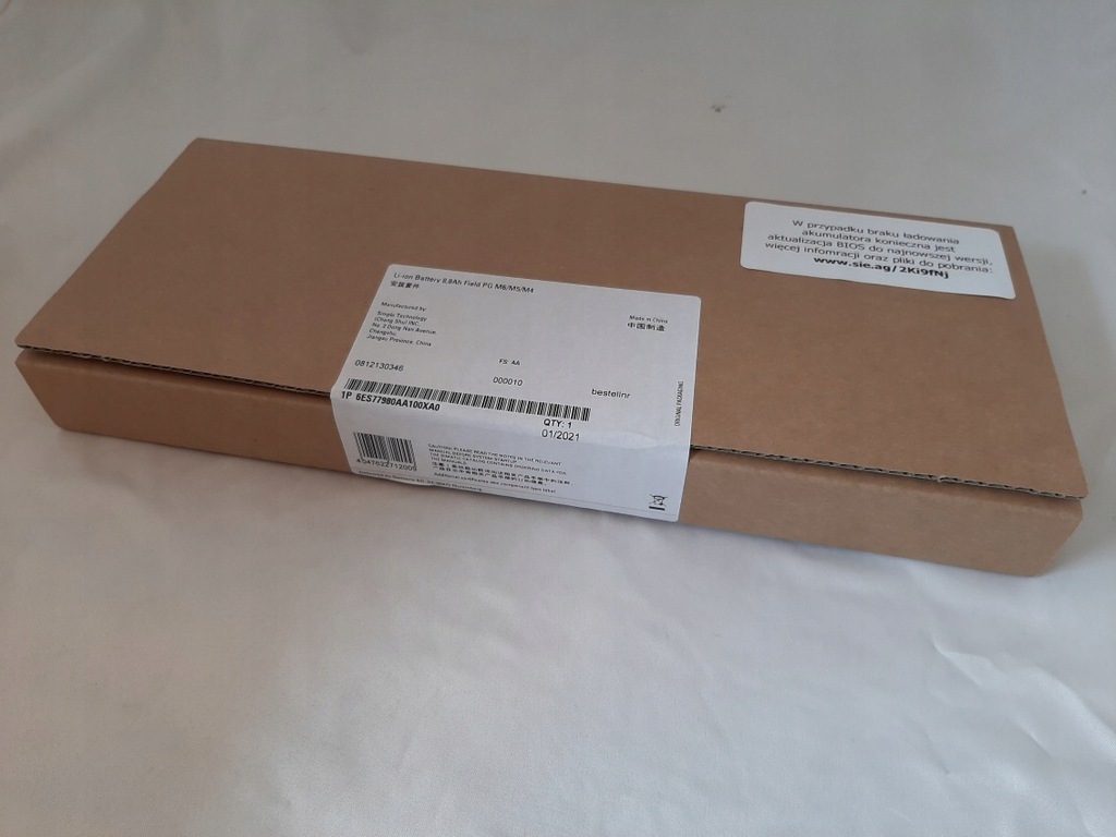SIMATIC PG, batteria di riserva, agli ioni di litio 8,25 Ah, per Field PG M6, M5 e M4 Garanzia: 6 mesi - SIEMENS 6ES77980AA100XA0