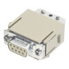 Inserto 9P Femmina Modulo Han 9 POLI 50V - SCAME 914.0093101