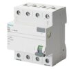 Interruttore Automatico Differenziale, 4 poli, tipo AC, In: 80 A, 300 mA, Un AC: 400 V - SIEMENS 5SV46470