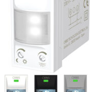 MINIBRIL LED Lampada segnapasso/emergenza da incasso con forntalini intercambiabili, 1 modulo DIN - ORBIS OB137312
