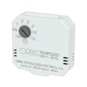 TEMPOLED Automatico luci elettronico, retrofrutto, riarmabile, 230V - ORBIS OB200007