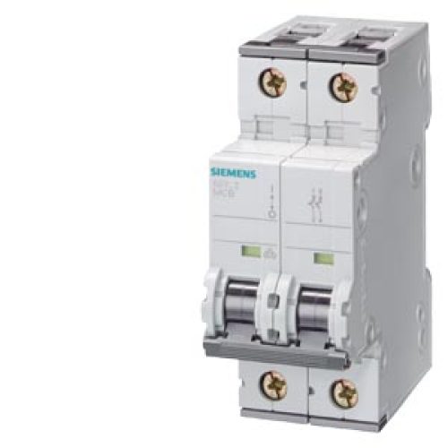 interruttore Magnetotermico 400 V 10 kA, a 2 poli, C, 16 A, T=70 mm - SIEMENS 5SY42167