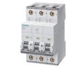 Interruttore Automatico miniaturizzato 400 V 6kA, 3 poli, C, 6 A, D=70 mm - SIEMENS 5SY63067