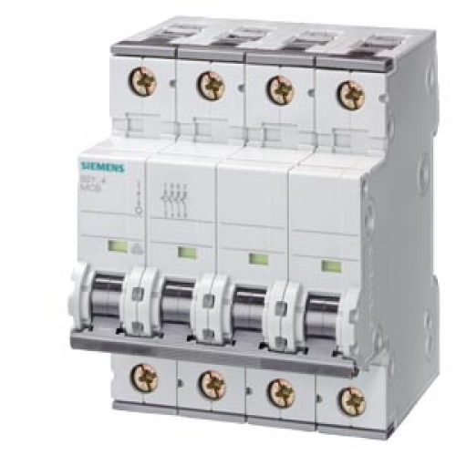 Interruttore Magnetotermico 400V 15 kA, a 4 poli, C, 40A, P=70mm - SIEMENS 5SY74407
