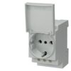 Presa di corrente 16 A con coperchio secondo DIN VDE 0620 e CEI 23-5 - SIEMENS 5TE6802