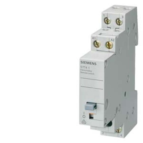 Interruttore con comando a distanza con 2 contatti NO, contatto per AC 230V, 400V 16A comando in AC 230V - SIEMENS 5TT41020