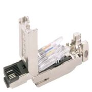 Industrial Ethernet FastConnect RJ45 Plug 180 2x 2, connettore RJ45 (10/100 Mbit/s) con robusta custodia in metallo e tecnica di collegamento FC - SIEMENS 6GK19011BB102AA0